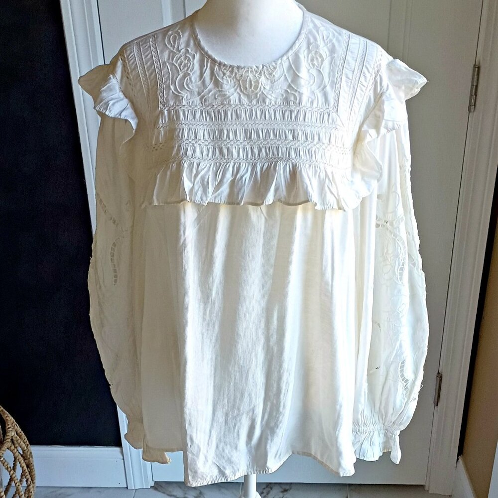 NEW! BOHO ROMANCE BLOUSE SZ XL